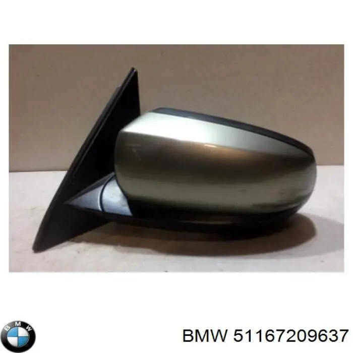 Купить 51167209637 BMW Наружное зеркало левое
