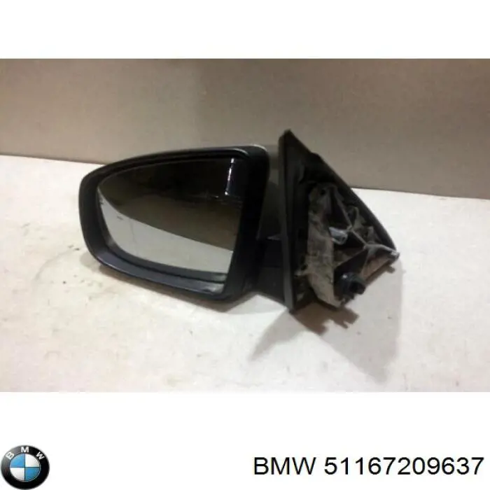 Зеркало заднего вида, левое BMW 51167209637 цена, от 82.36 USD