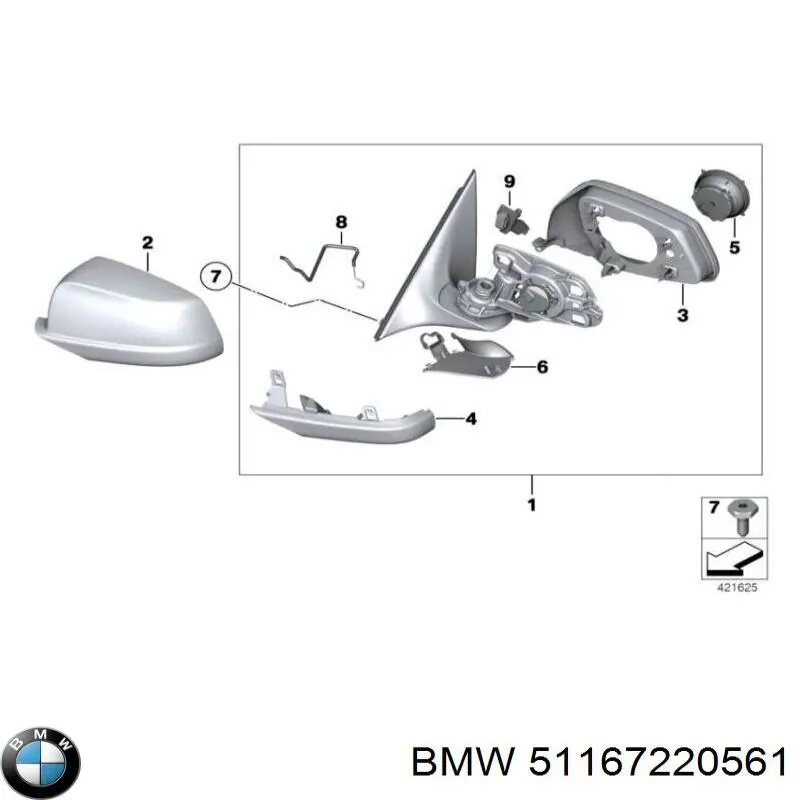  BMW 51167220561 цена, от 40.63 USD