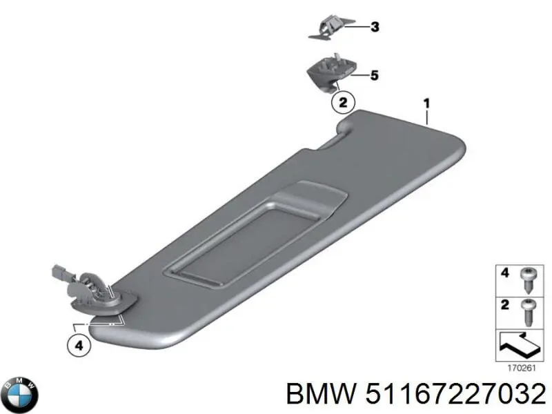  BMW 51167227032 цена, от 2.54 USD