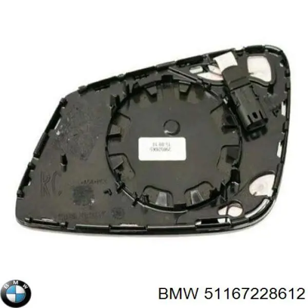 Стекло зеркала заднего вида, правого BMW 51167228612 цена, от 108.94 USD