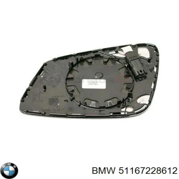 Купить 51167186590 BMW Стекло правого зеркала заднего вида