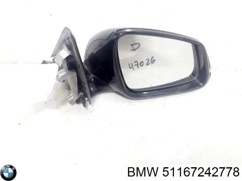 Наружное зеркало правое BMW 51167242778 цена, от 327.87 USD