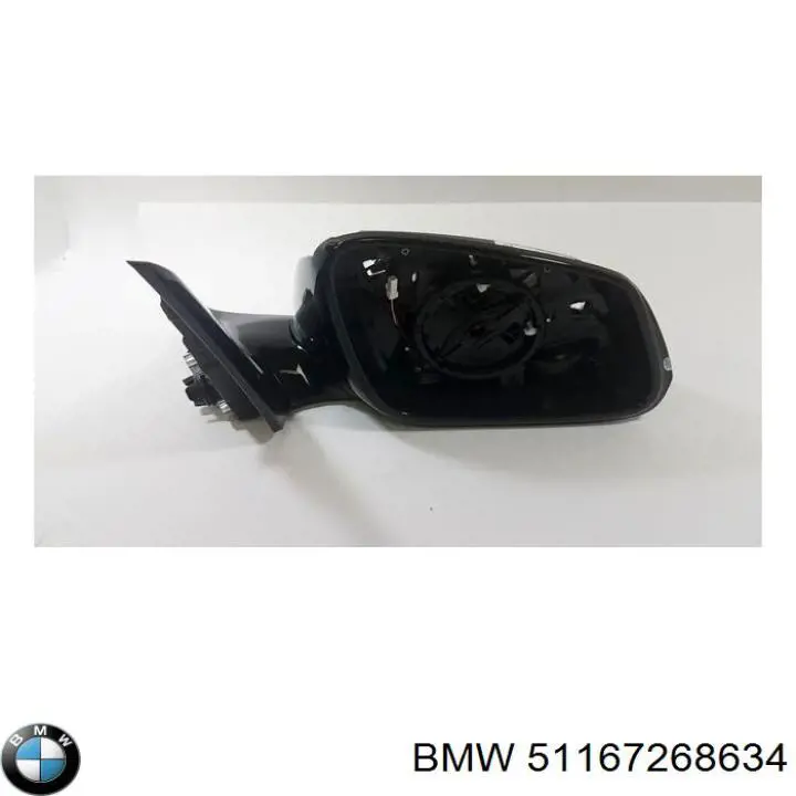Купить 51167268634 BMW Боковое зеркало заднего вида правое