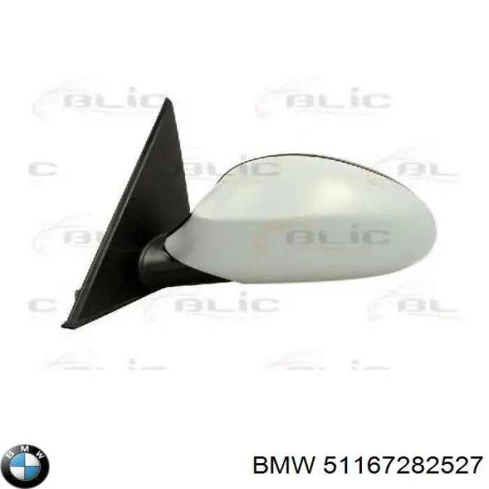 Левое боковое зеркало 51167282527 BMW