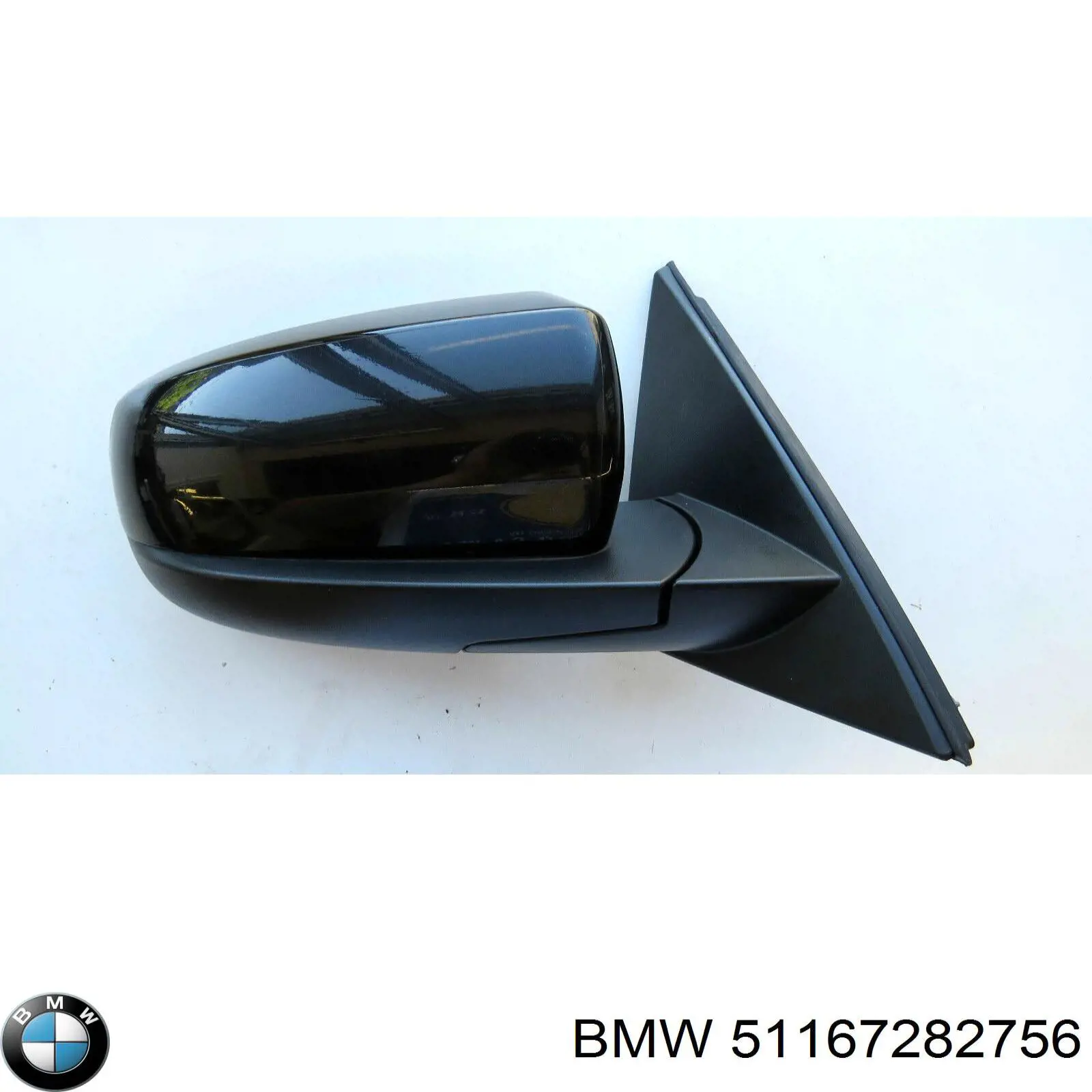 Корпус зеркала заднего вида правого BMW 51167282756