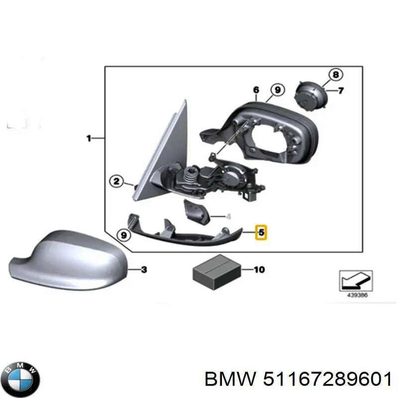  51167289601 BMW