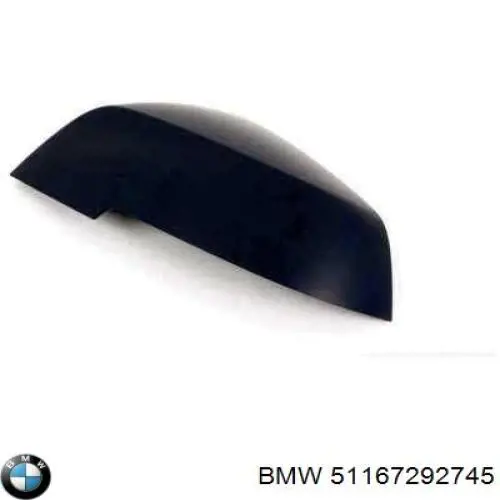 51167292745 BMW placa sobreposta (tampa do espelho de retrovisão esquerdo)