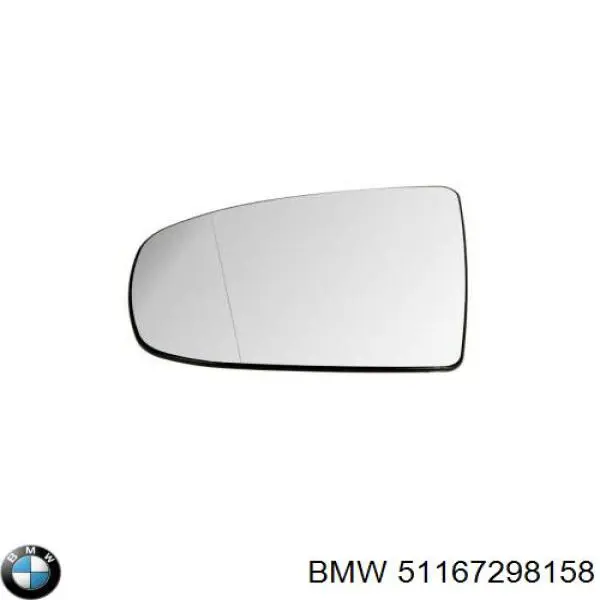 Стекло зеркала заднего вида, правого BMW 51167298158 цена, от 15.68 USD