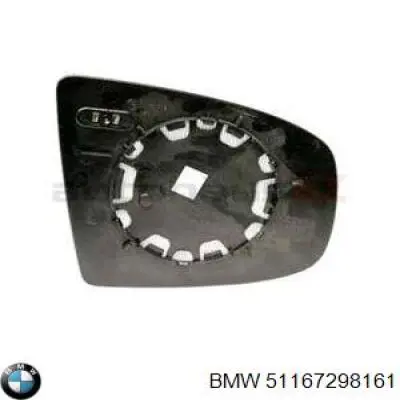 Зеркальный элемент зеркала заднего вида левого 51167298161 BMW