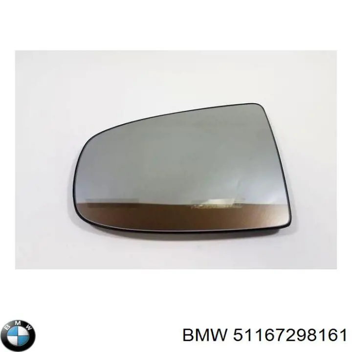 Купить 51167298161 BMW Стекло зеркала заднего вида, левого
