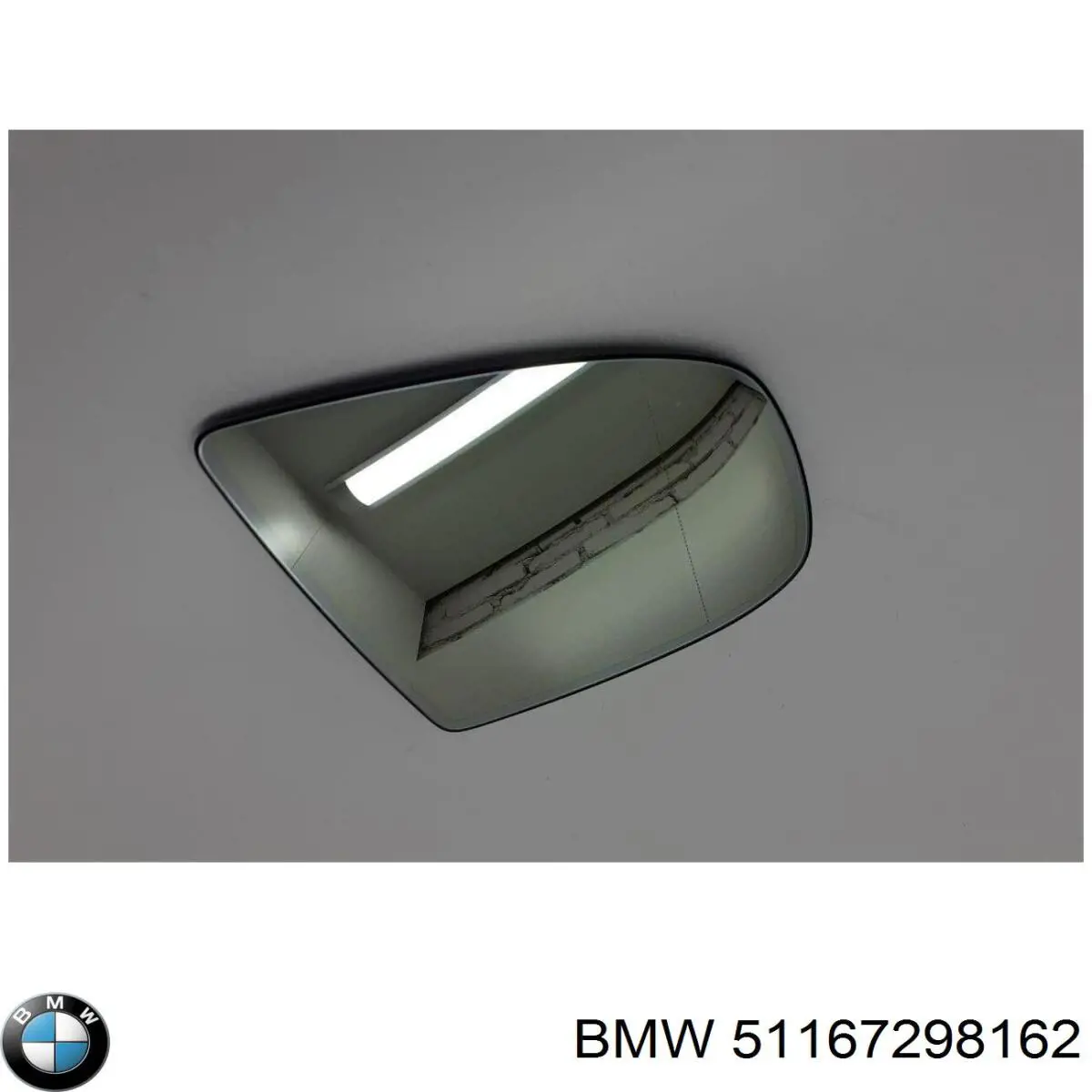 Стекло зеркала заднего вида, правого BMW 51167298162 цена, от 741.54 UAH