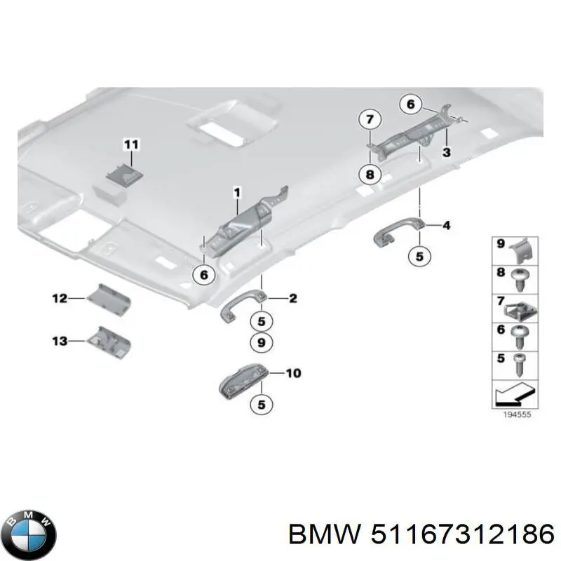 51167312186 BMW 