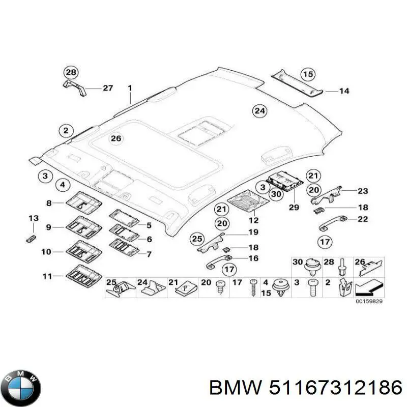  BMW 51167312186 цена, от 8.87 USD
