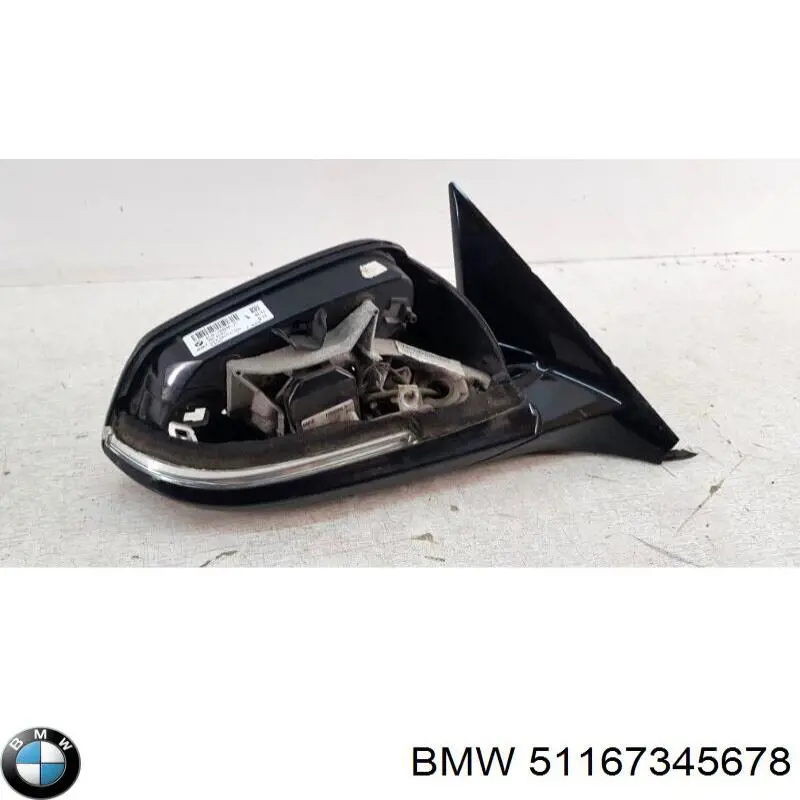 Корпус зеркала заднего вида правого BMW 51167345678
