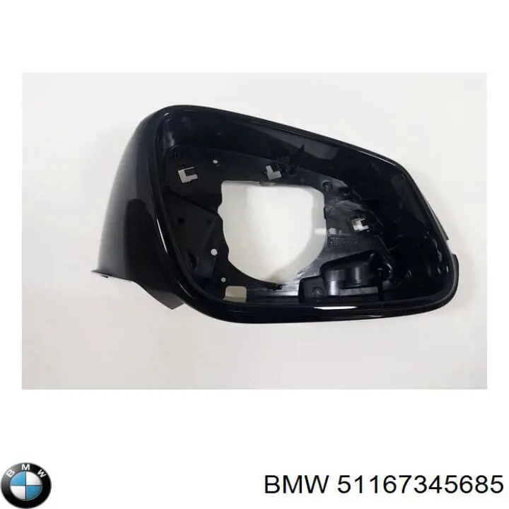 Корпус зеркала заднего вида левого 51167345685 BMW