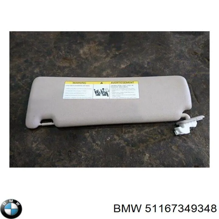 Козырек солнцезащитный автомобиля BMW 51167349348 цена, от 12.68 USD