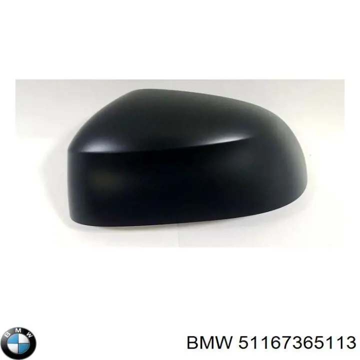 51167365113 BMW placa sobreposta (tampa do espelho de retrovisão esquerdo)