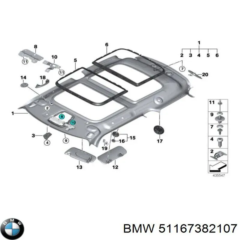  51167382107 BMW