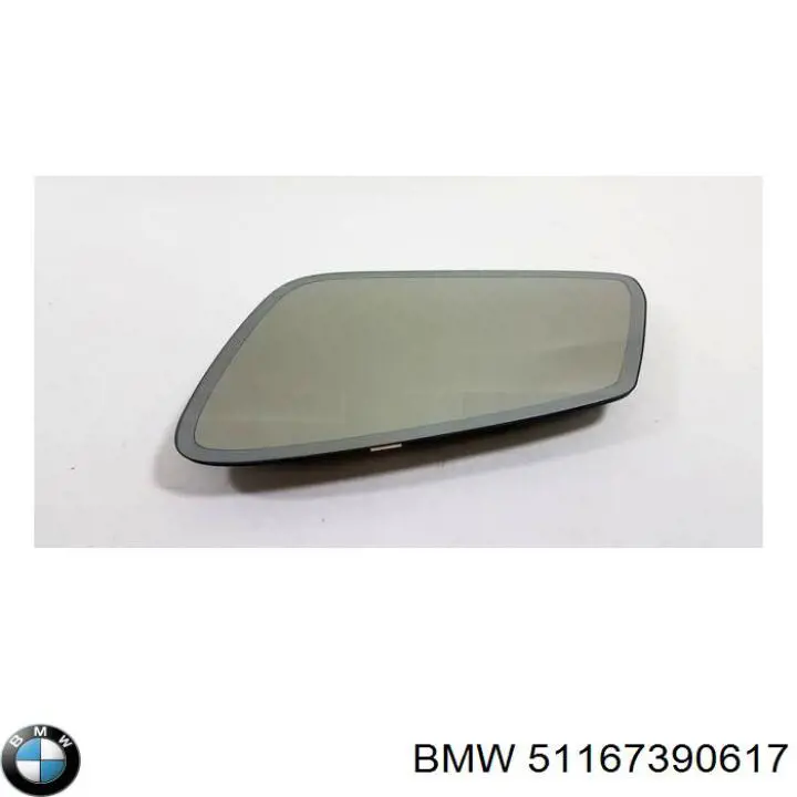 Зеркальный элемент водительского зеркала BMW 51167390617 цена, от 122.98 USD