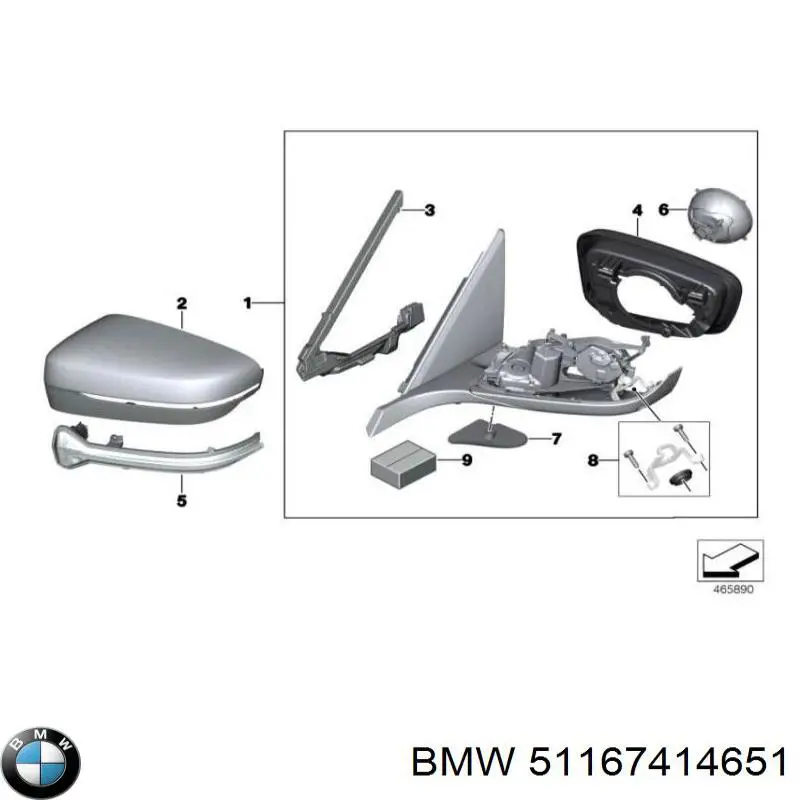  51167414651 BMW