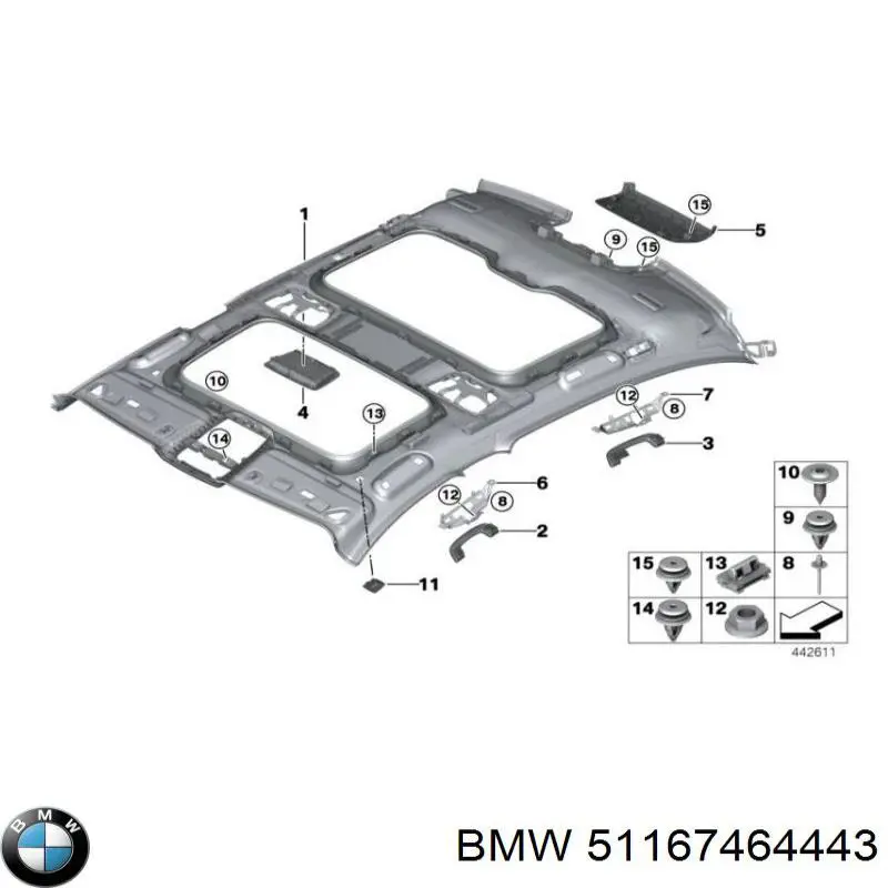  51167464443 BMW