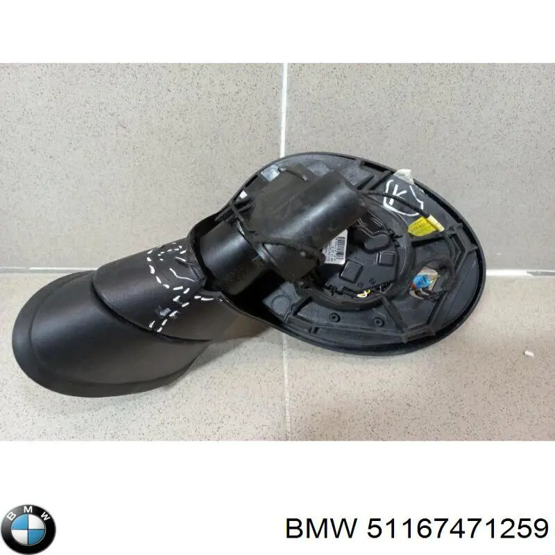Левое боковое зеркало 51167471259 BMW