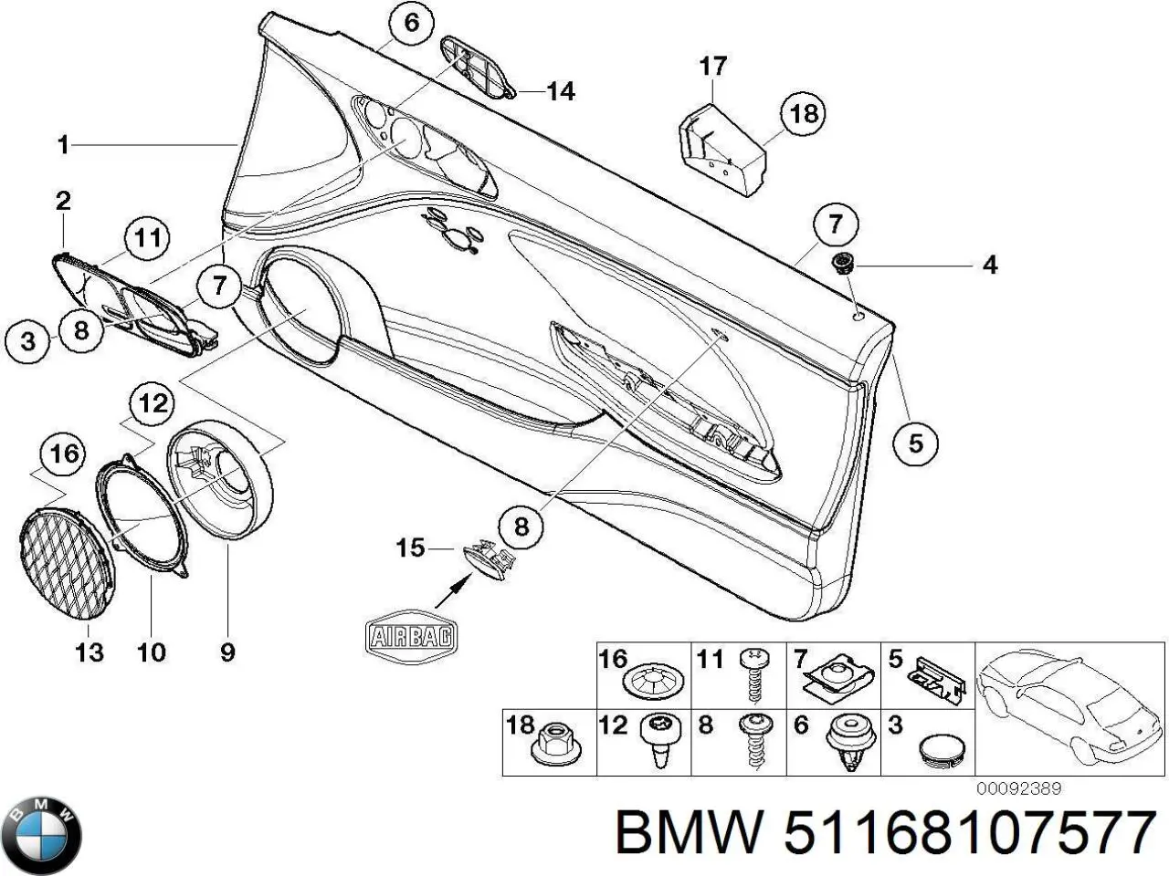  51168107577 BMW