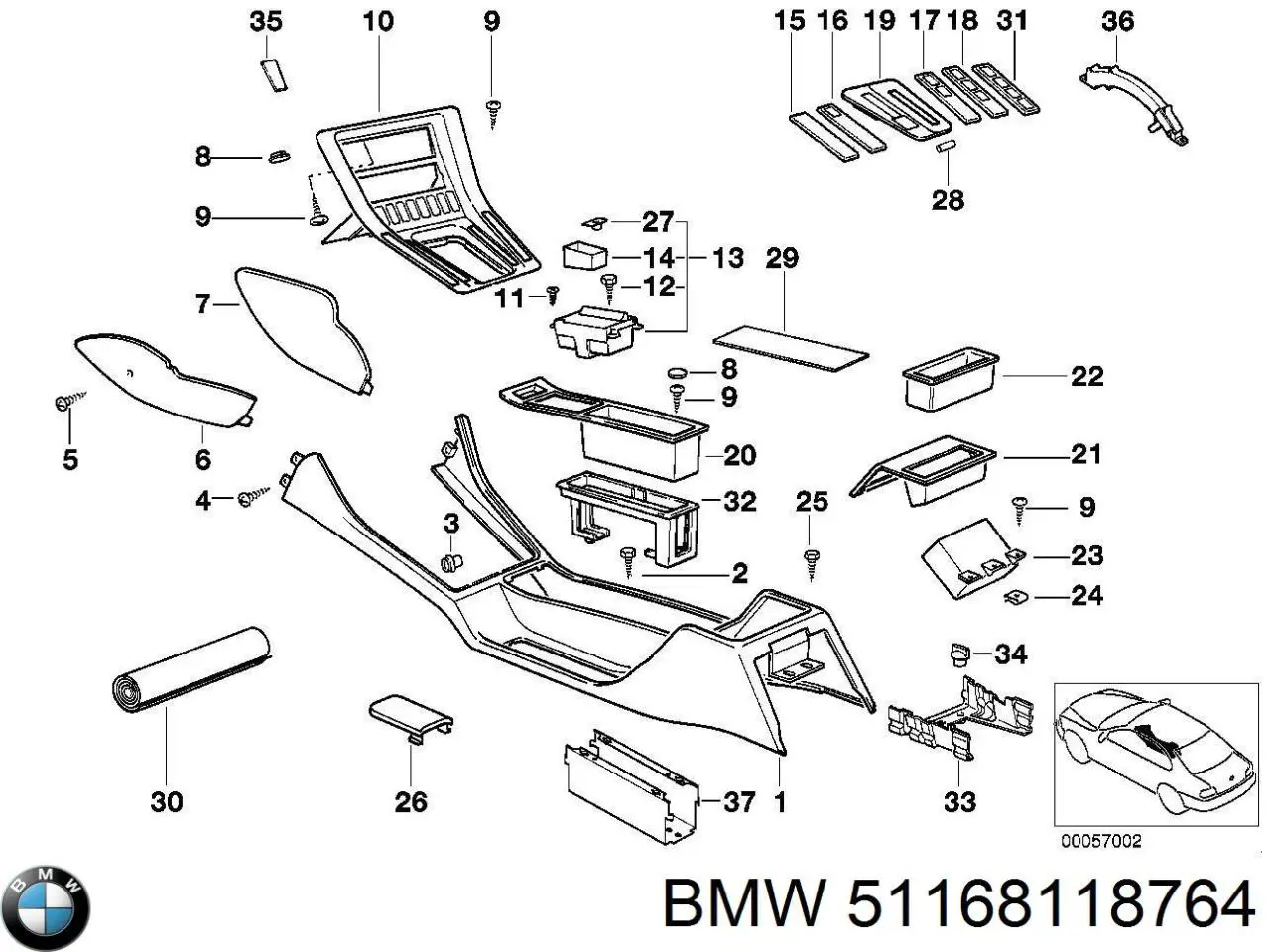  51168118764 BMW