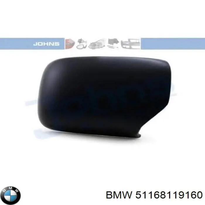 51168119160 BMW накладка (крышка зеркала заднего вида правая)