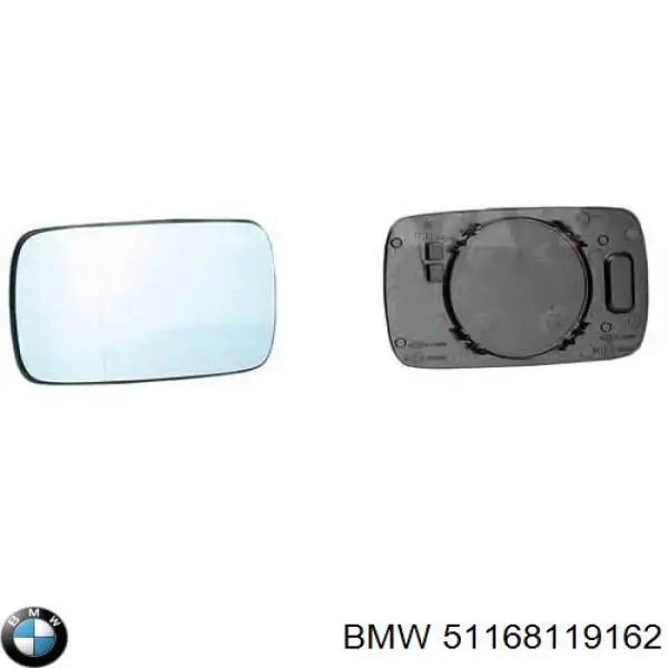 51168119162 BMW зеркальный элемент зеркала заднего вида правого