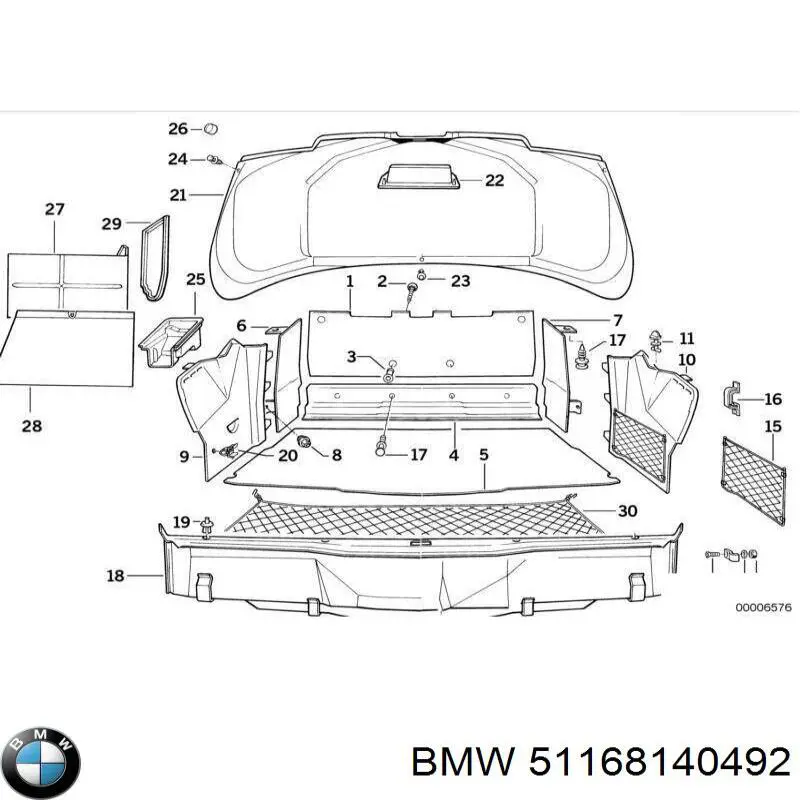  BMW 51168140492 цена, от 0.63 USD