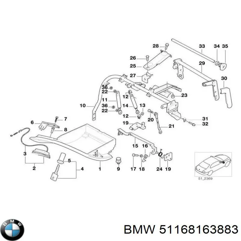  51168163883 BMW