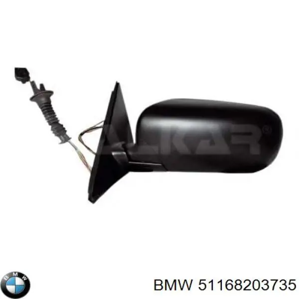 51168203735 BMW Левое боковое зеркало