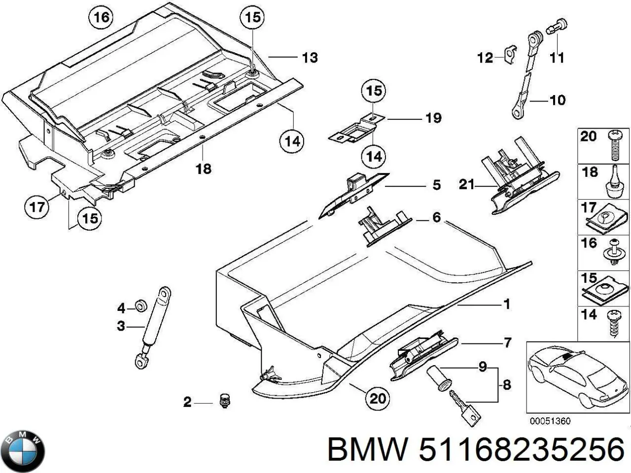  51168235256 BMW