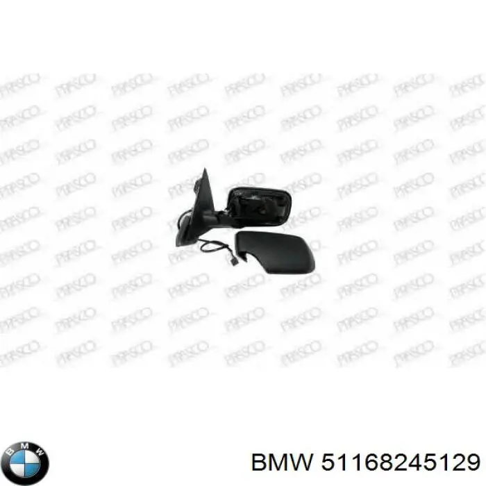 Зеркало заднего вида левое BMW 51168245129