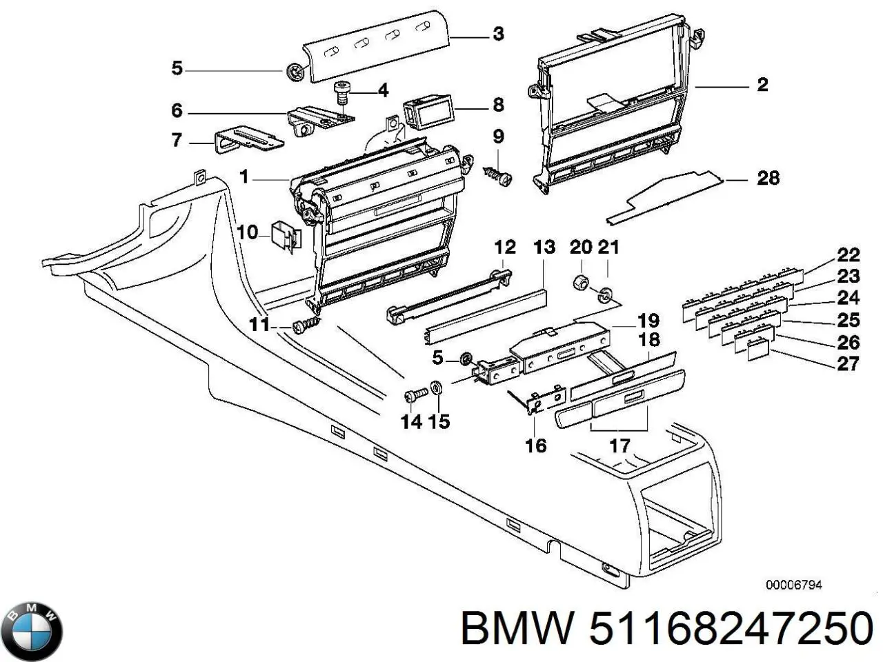  51168247250 BMW