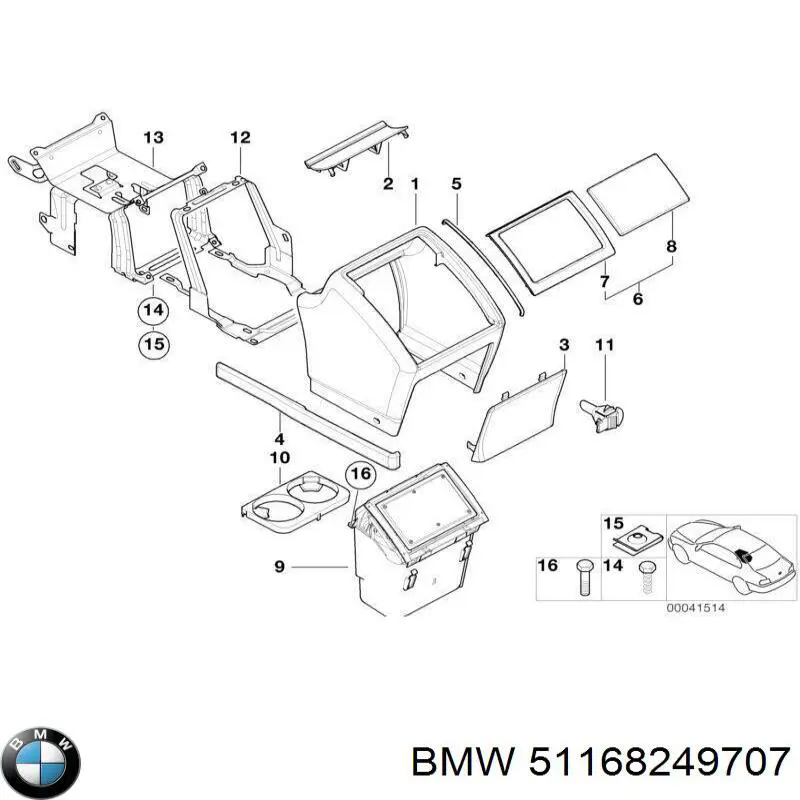  51168249707 BMW