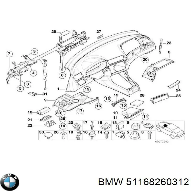  51168260312 BMW