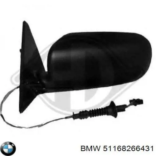Зеркало заднего вида, левое BMW 51168266431 цена, от 70.54 USD