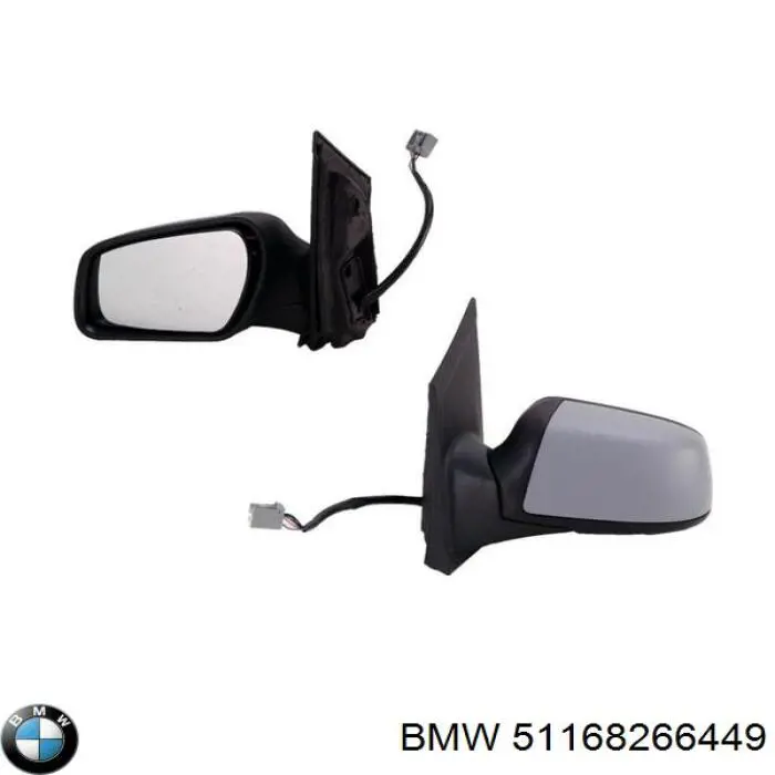 Купить 51168266449 BMW Наружное зеркало левое