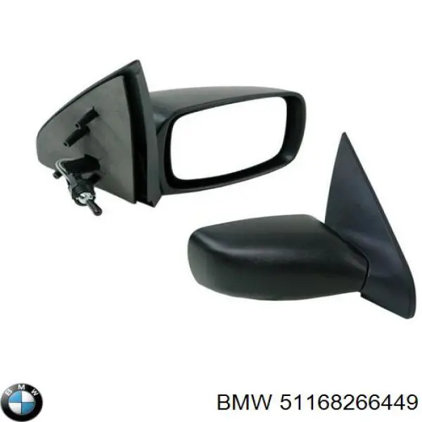 Левое боковое зеркало 51168266449 BMW