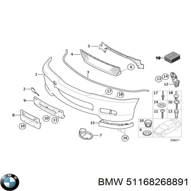 51168268891 BMW 