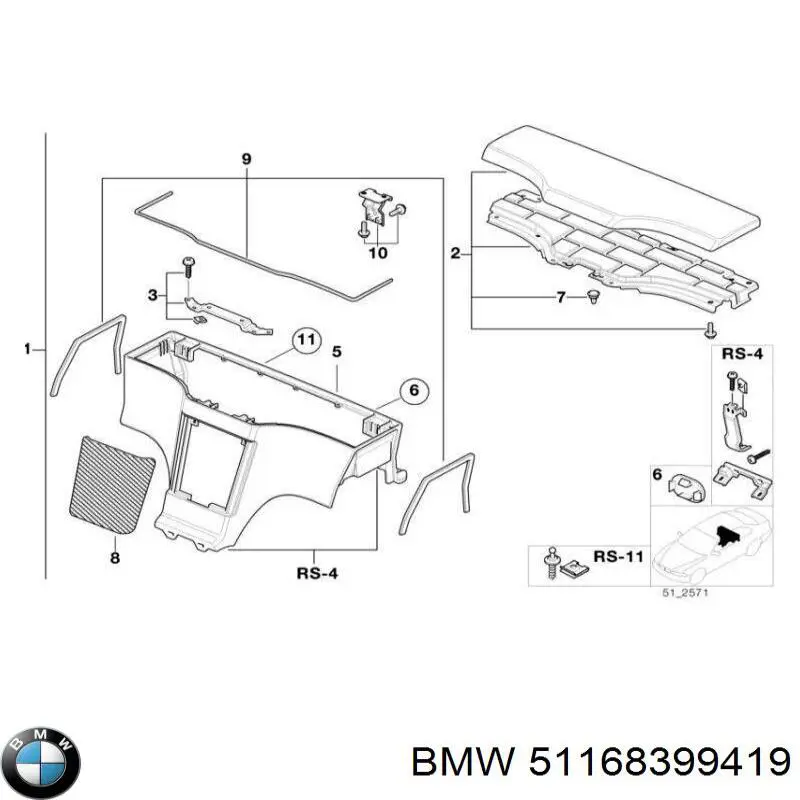  51168399419 BMW