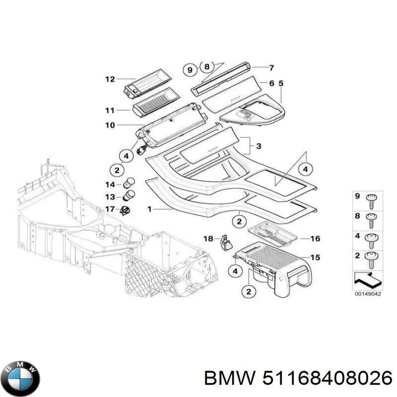  BMW 51168408026 цена, от 15.55 USD