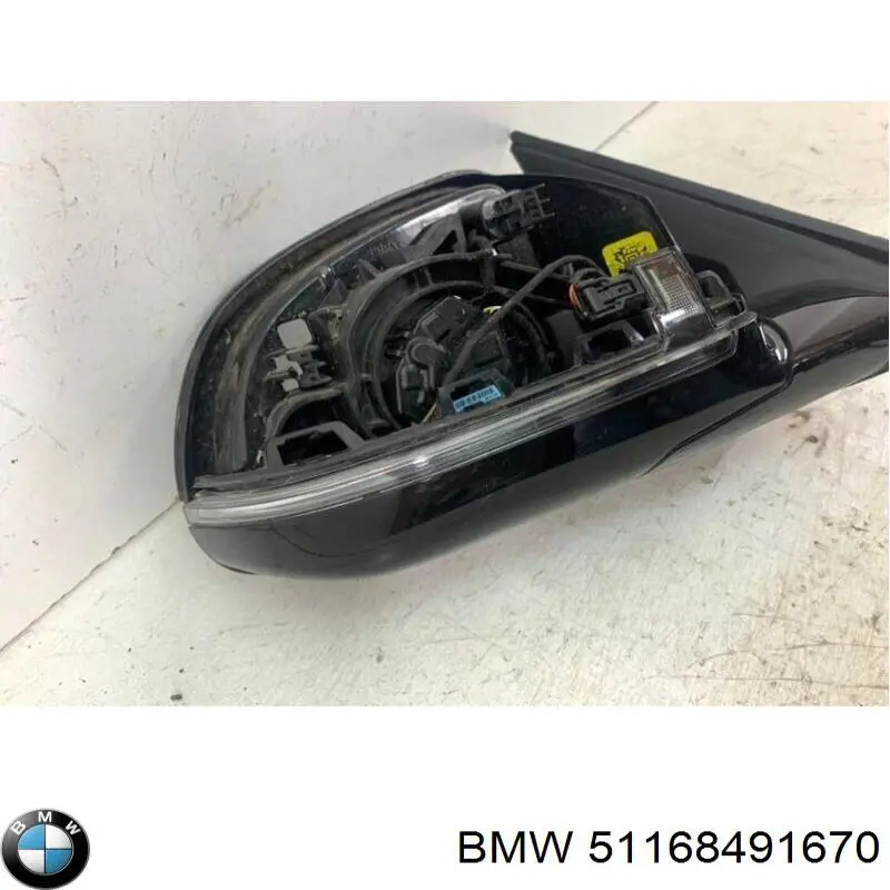 Наружное зеркало правое BMW 51168491670 цена, от 443.43 USD