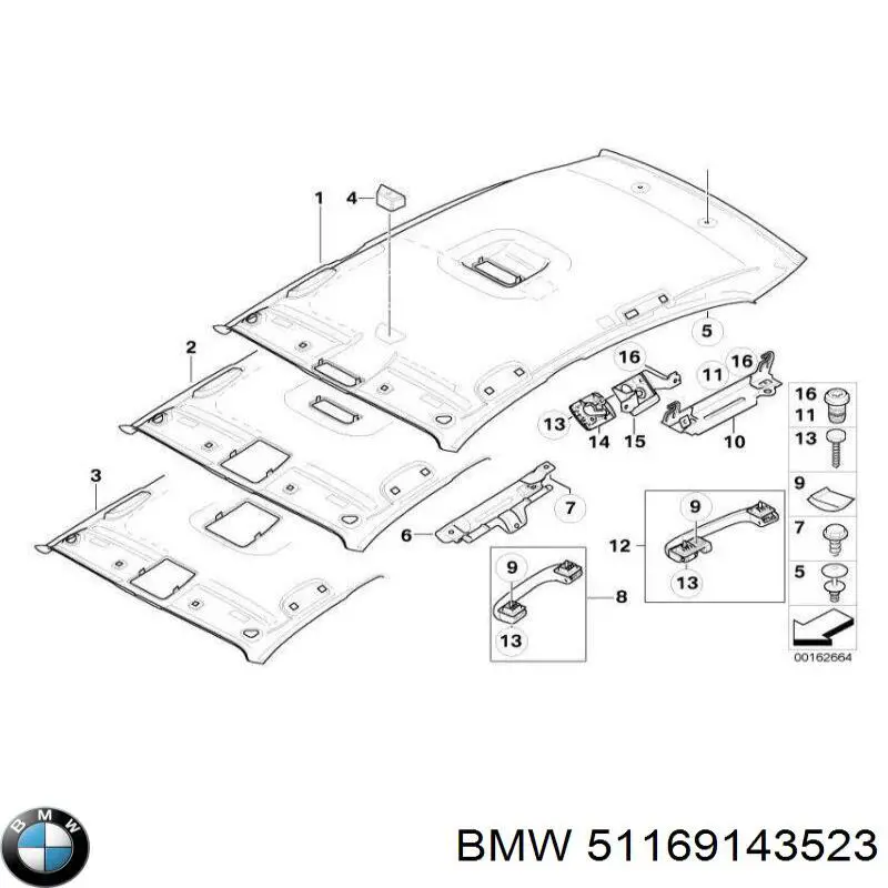  BMW 51169143523 цена, от 7.60 USD