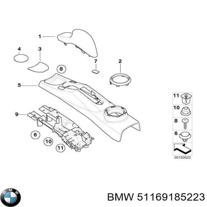  BMW 51169185223 цена, от 20.29 USD