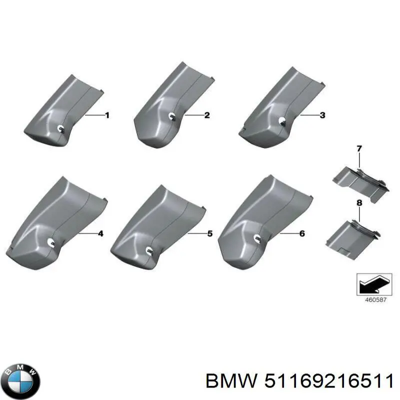  BMW 51169216511 цена, от 19.19 USD