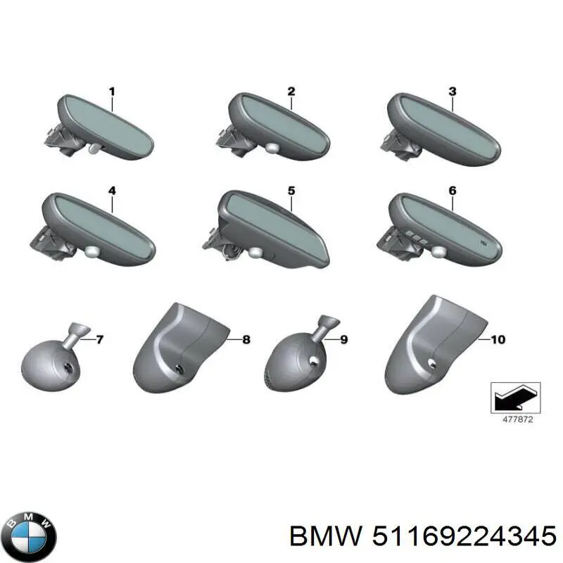 Купить 51169224345 BMW 